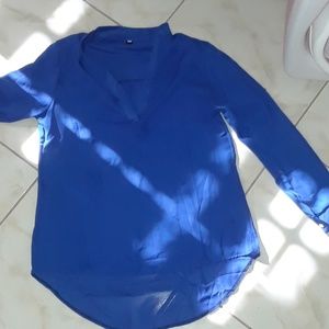 Dark blue blouse
